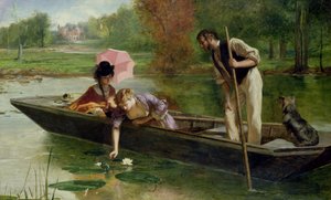 Een aangename plek aan de Theems, 1863